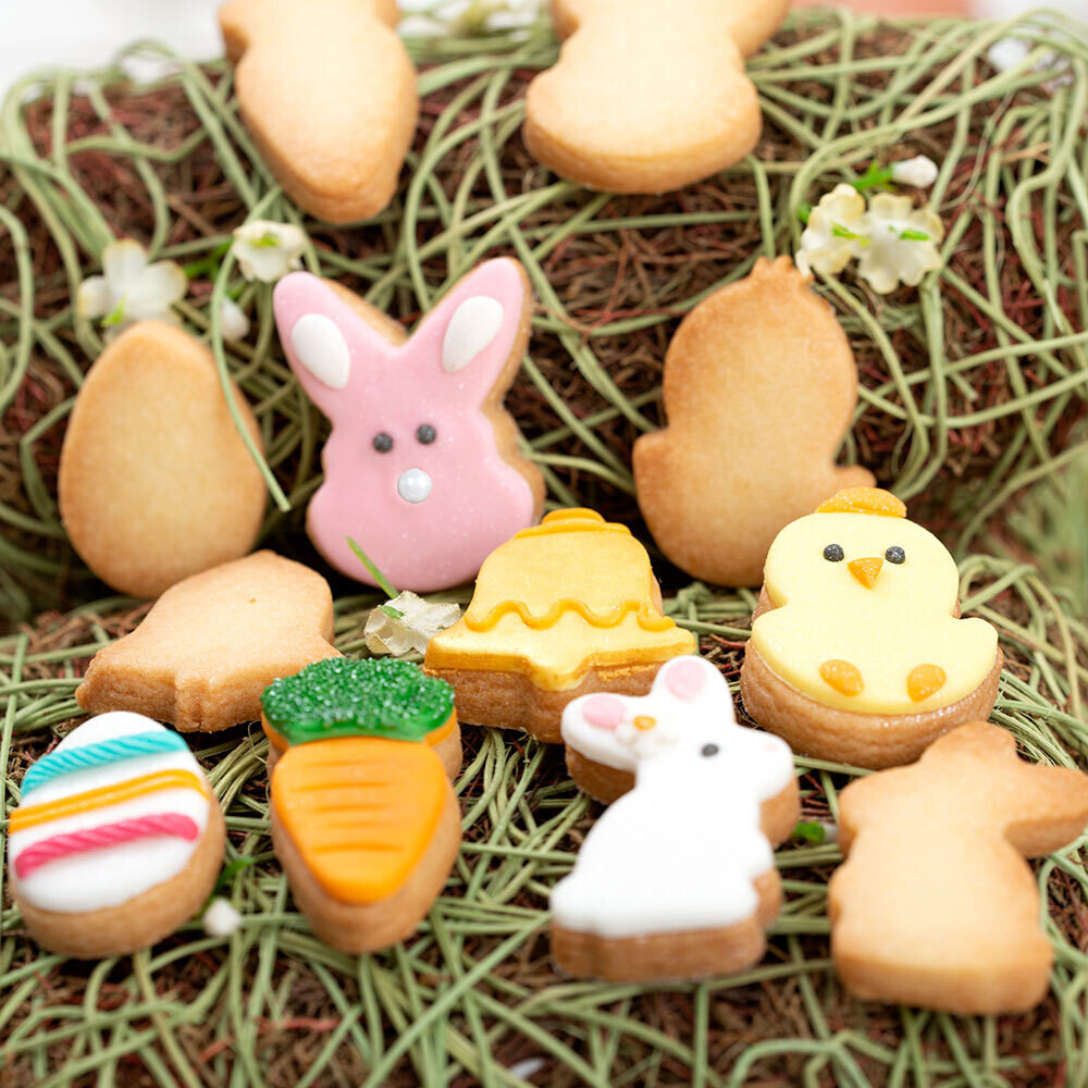 DECORA Easter Mini Cutters 6τμχ - Σετ 6τμχ μικρά πλαστικά κουπ πατ Πασχαλινά