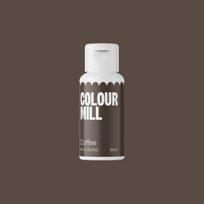 Colour Mill Oil Based Gel Colour - COFFEE 20ml - Χρώμα Σοκολάτας σε Τζελ Σκούρο Καφέ