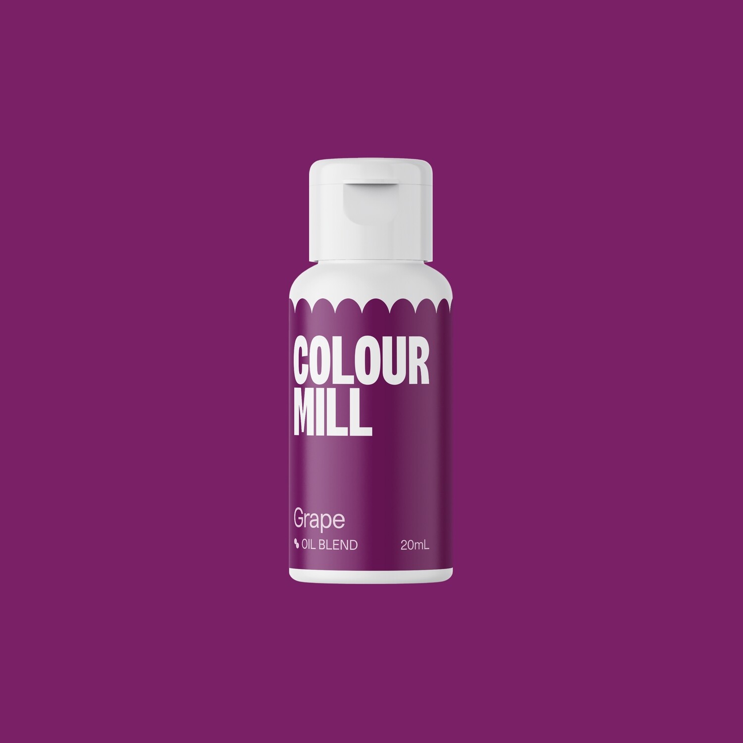Colour Mill Oil Based Gel Colour - GRAPE 20ml - Χρώμα Σοκολάτας σε Τζελ Μπορντώ