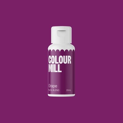 Colour Mill Oil Based Gel Colour - GRAPE 20ml - Χρώμα Σοκολάτας σε Τζελ Μπορντώ