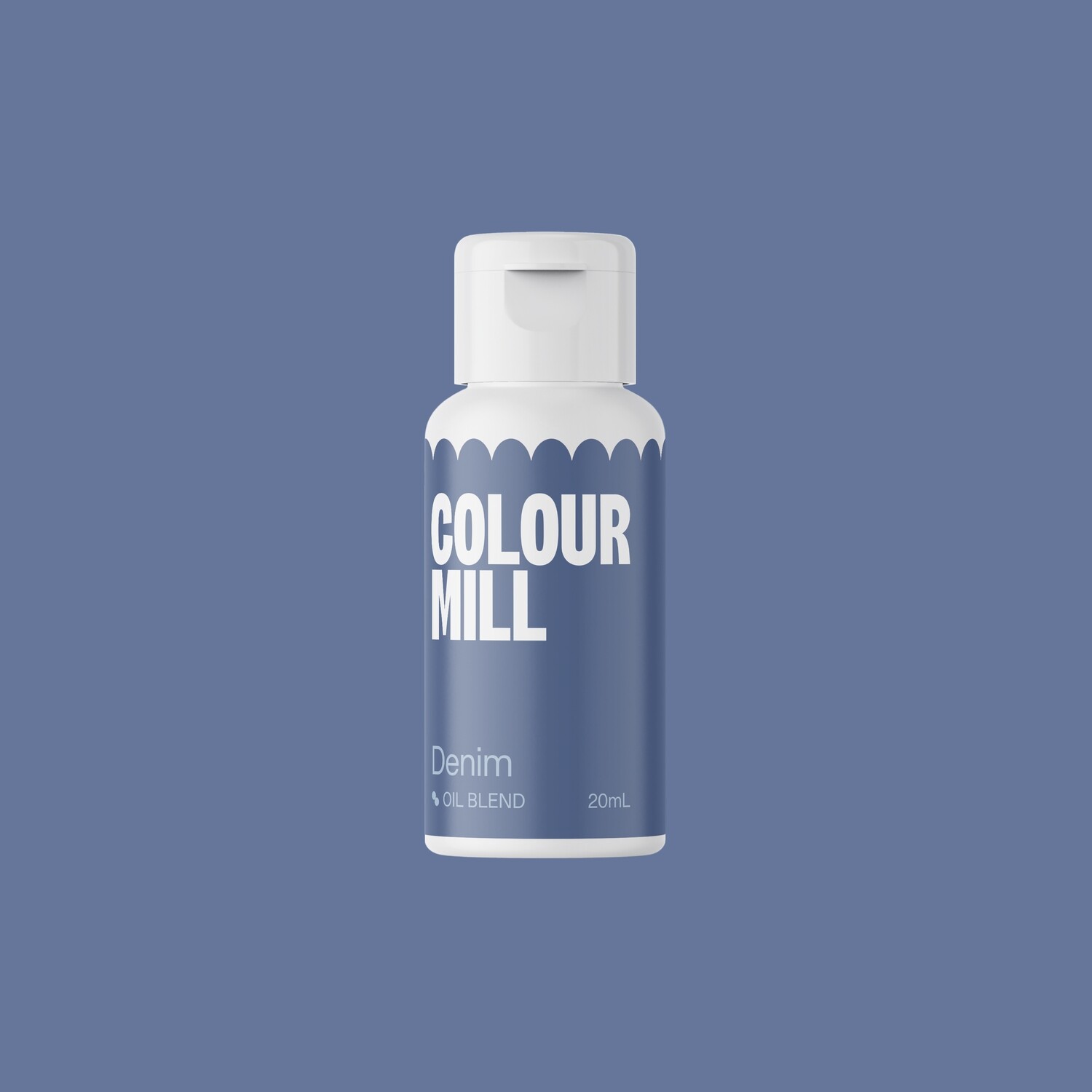 Colour Mill Oil Gel DENIM 20ml - Χρώμα Σοκολάτας σε Τζελ Μπλε Ντενιμ