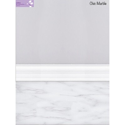 SweetDrops by Cakes By Samantha -Φόντο Φωτογραφίας -2 σε 1 CHIC MARBLE 90x120εκ