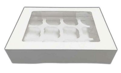 Window Box for 12 Cupcake - Κουτί για 12 Καπκέϊκς/Μάφινς