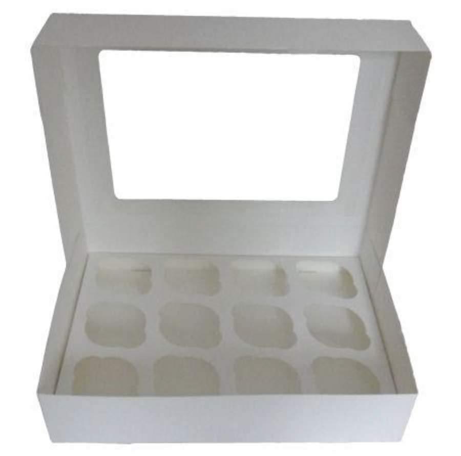 Window Box for 12 Cupcake - Κουτί για 12 Καπκέϊκς/Μάφινς