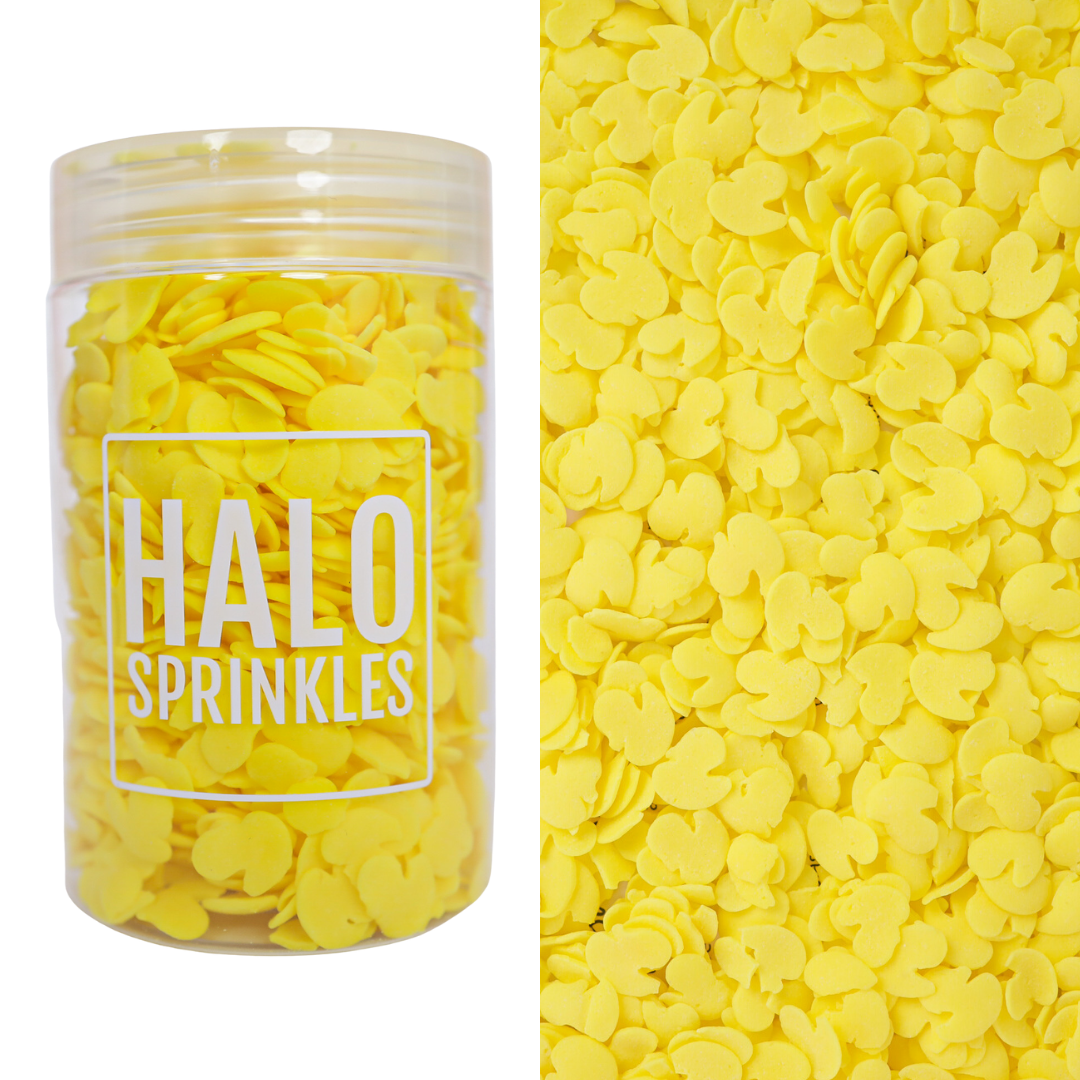 Halo Sprinkles SHAPES -DUCKS  125γρ - Μείγμα ζαχαρωτών Κίτρινα Παπάκια