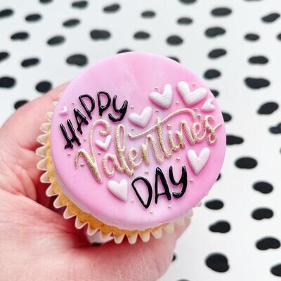 Sweet Stamp -OUTboss Expressions -&#39;Happy Valentines Day&#39; HEART SHAPE - Σφραγίδα με καρδούλες