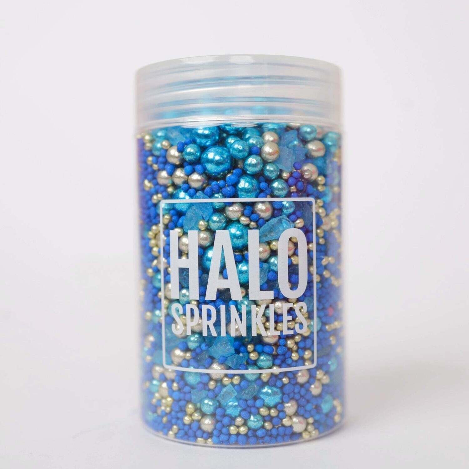 Halo Sprinkles MIX -NOOR 125γρ - Μείγμα Ζαχαρωτών σε Μπλε και Χρυσές Αποχρώσεις
