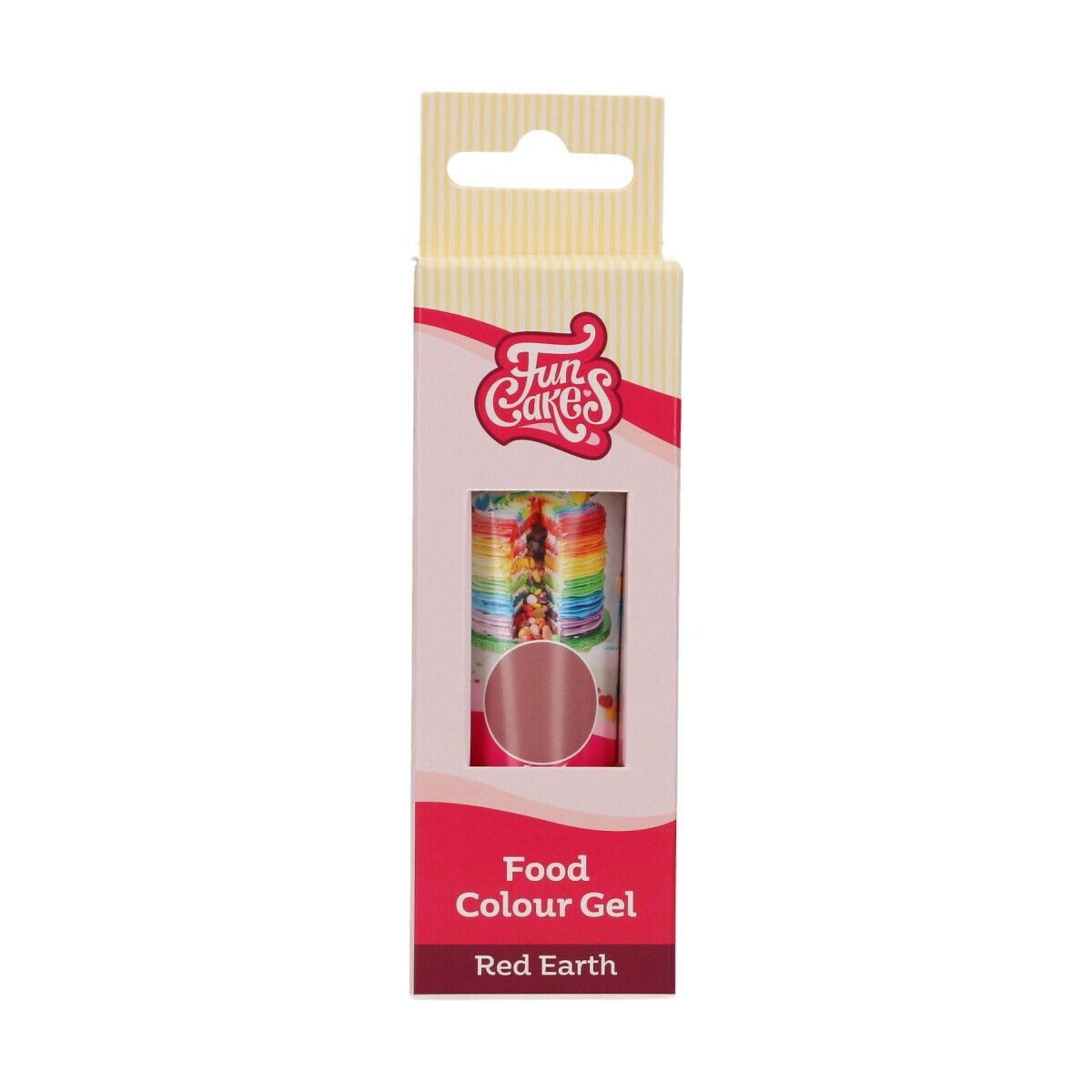 FunCakes FunColours GEL -RED EARTH -Χρώμα Τζελ Σάπιο Μήλο- 30γρ