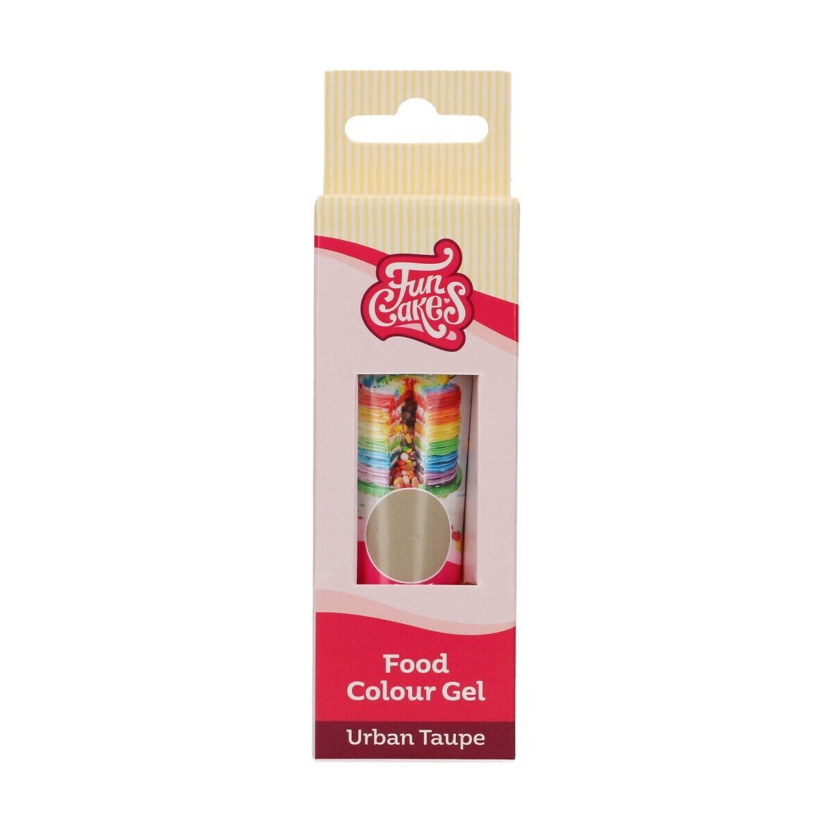 FunCakes FunColours GEL -URBAN TAUPE -Χρώμα Τζελ Μπεζ-Γκρι - 30γρ
