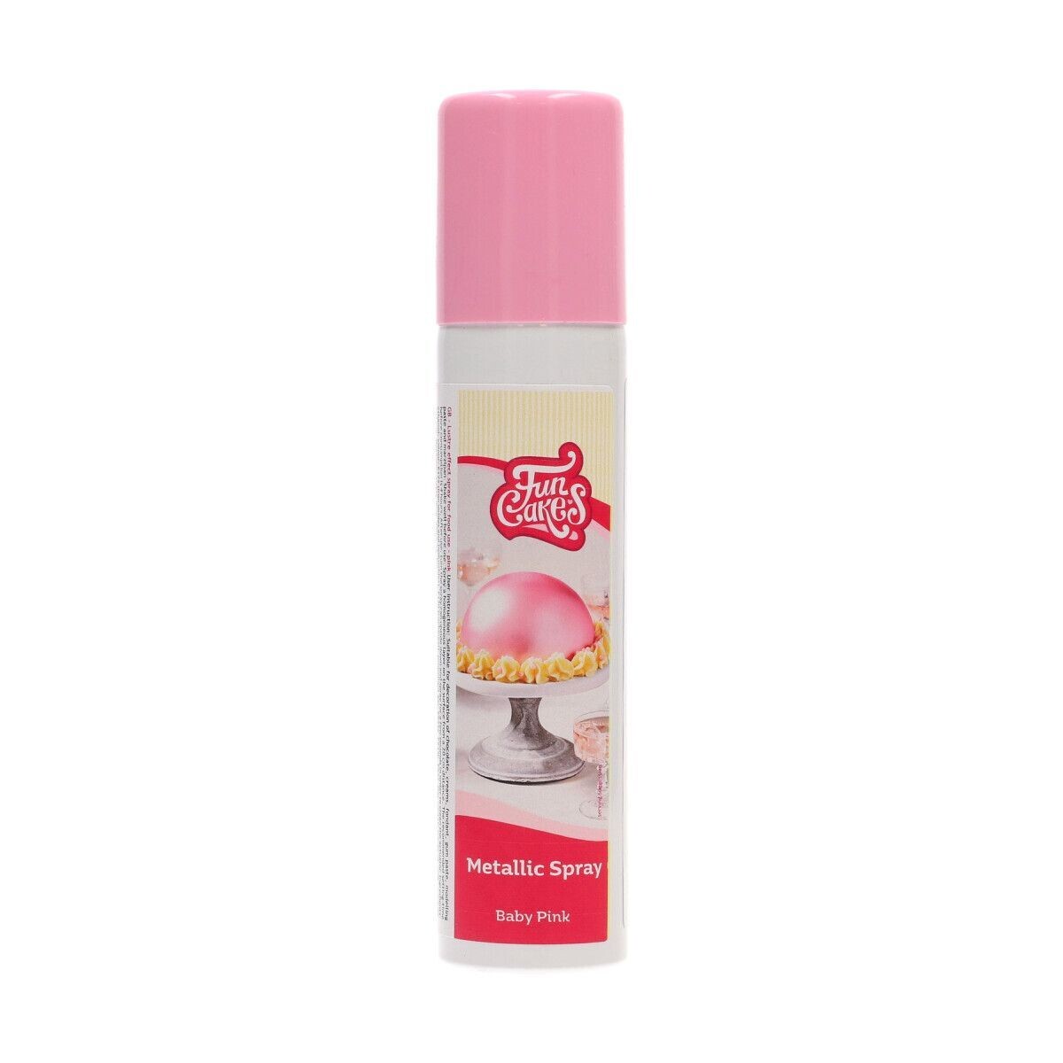 FunCakes Edible Spray -METALLIC PINK 100ml - Σπρέι Μεταλλικό Ροζ