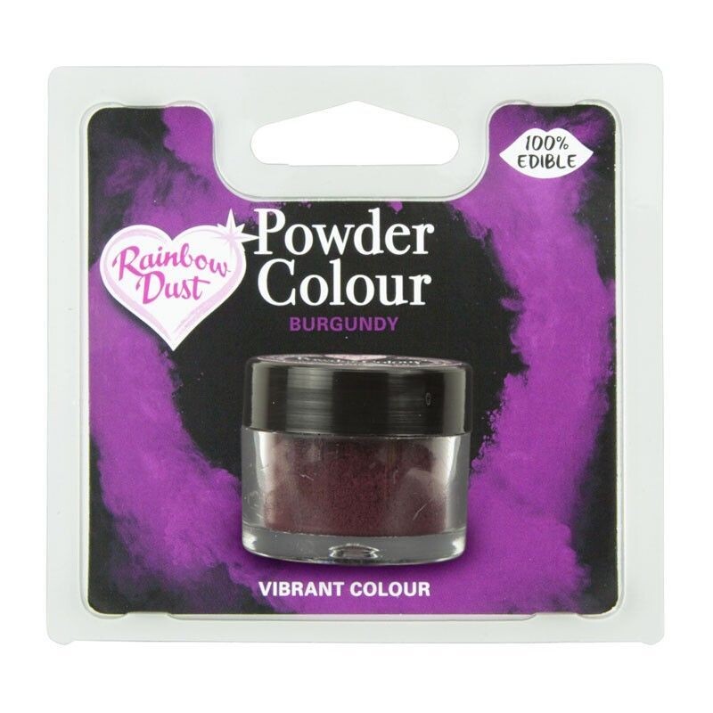 Rainbow Dust Edible Dust -Matt BURGUNDY -Βρώσιμη Σκόνη Ματ Μπορντώ