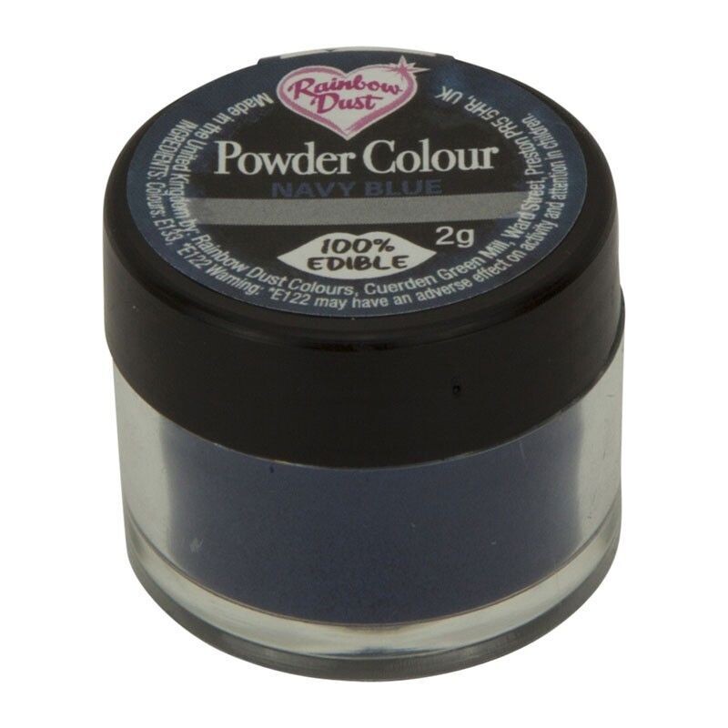Rainbow Dust Edible Dust -Matt NAVY BLUE -Βρώσιμη Σκόνη Ματ Ναυτικό Μπλε