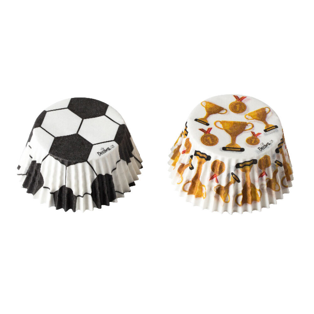 DECORA Cupcake Cases -SOCCER/FOOTBALL CHAMPIONS -Θήκες Ψησίματος  με θέμα το Ποδόσφαιρο 36 τεμ