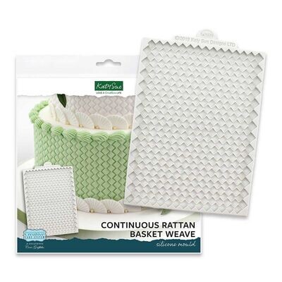 SALE!!! Katy Sue Silicone Embossing Mat -Continuous RATTAN BASKET WEAVE -Πατάκι Σιλικόνης Καλάθι ρατάν SALE!!! Katy Sue Silicone Embossing Mat -Continuous RATTAN BASKET WEAVE -Πατάκι Σιλικόνης Καλάθι ρατάν
