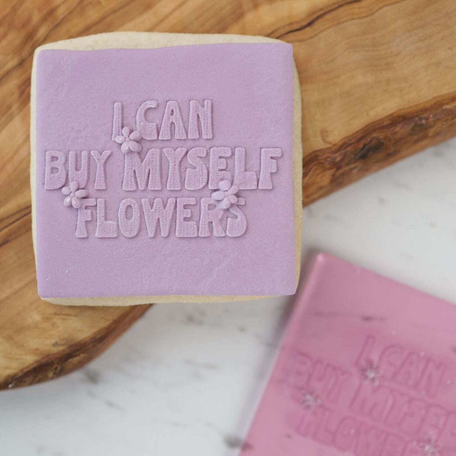 Sweet Stamp -Embosser -I CAN BUY MYSELF FLOWERS - Σφραγίδα