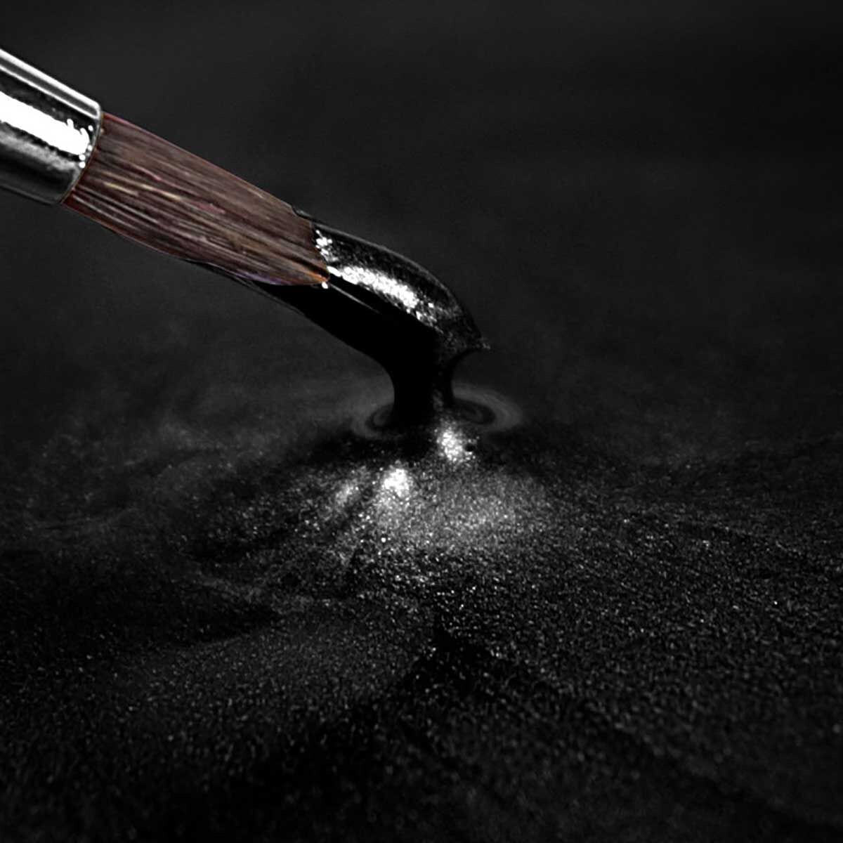 Rainbow Dust Metallic Paint -BLACK 23g - Μεταλλικό Βρώσιμο χρώμα ζωγραφικής  Μαύρο