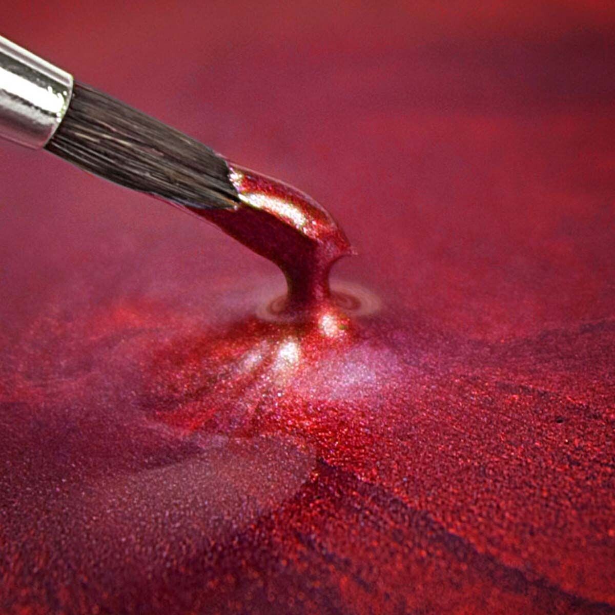 Rainbow Dust Metallic Paint -RUBY RED 24g - Μεταλλικό Βρώσιμο χρώμα ζωγραφικής Έντονο Κόκκινο