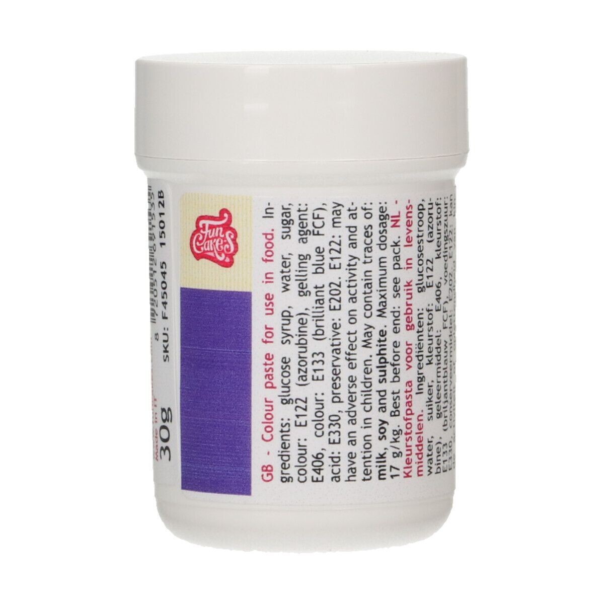 FunCakes FunColours PASTE -VIOLET - Χρώμα σε Πάστα - Βιολετί 30γρ