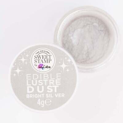 Sweet Stamp Edible Lustre Dust -BRIGHT SILVER - Βρώσιμη σκόνη γυαλιστερή Ασημί 4g Sweet Stamp Edible Lustre Dust -BRIGHT SILVER - Βρώσιμη σκόνη γυαλιστερή Ασημί 4g