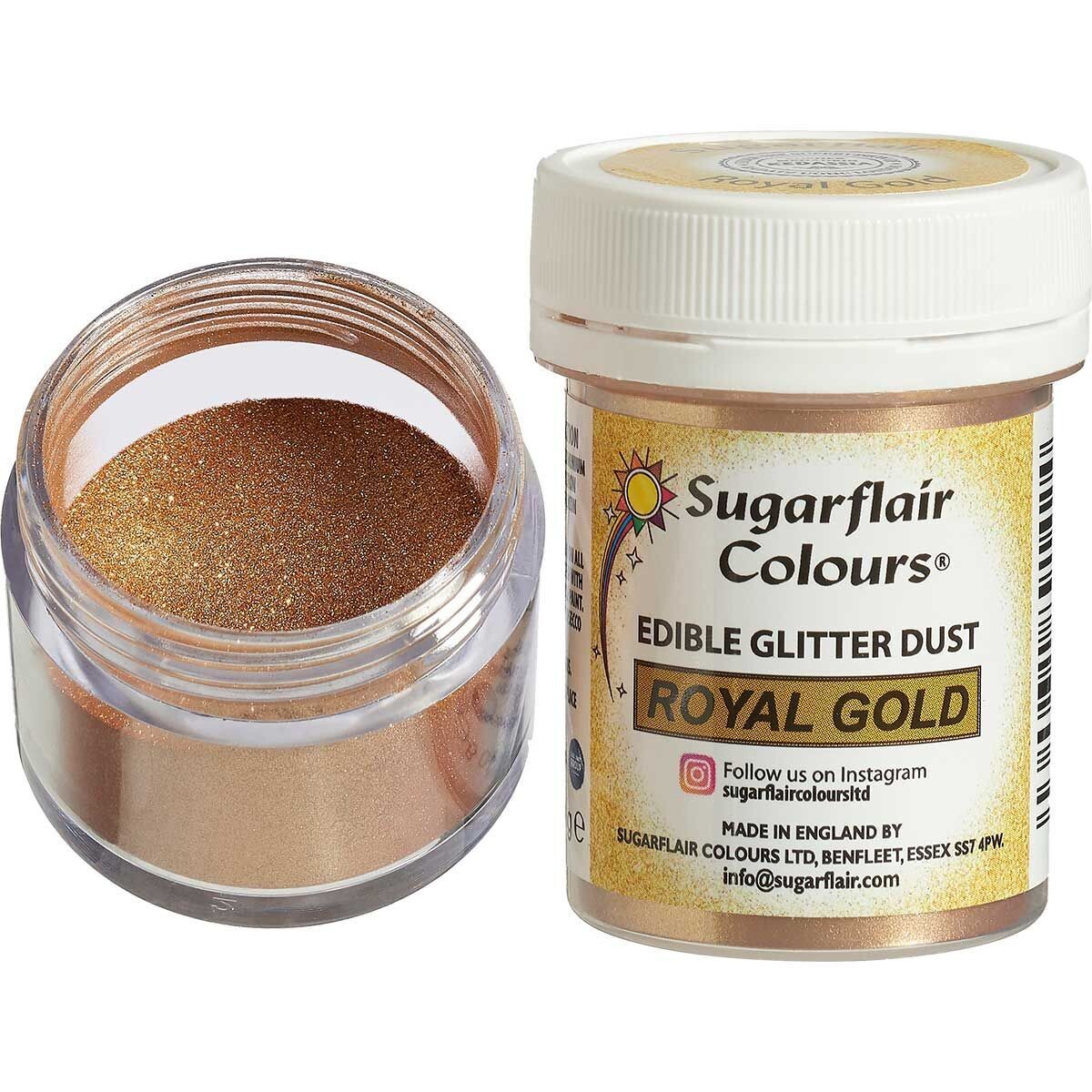 Sugarflair Edible Lustre ROYAL GOLD Βρώσιμη Σκόνη Μεταλλική 10γρ