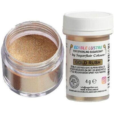 Sugarflair Edible Lustre GOLD RUSH - Βρώσιμη Σκόνη Μεταλλική Χρυσή 4γρ Sugarflair Edible Lustre GOLD RUSH - Βρώσιμη Σκόνη Μεταλλική Χρυσή 4γρ