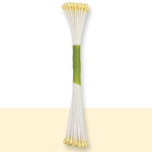 SALE!!! JEM Stamen -IVORY -SMALL Τεμ 50 - Στήμονες Ιβουάρ Μικρό μέγεθος 50τμχ