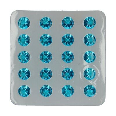 Funcakes Jelly DIAMOND Studs -SKY BLUE - Βρώσιμα Γαλάζια Διαμαντάκια 20 τεμ