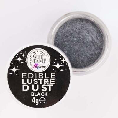 Sweet Stamp Edible Lustre Dust -BLACK - Βρώσιμη σκόνη γυαλιστερή Μαύρη 4g Sweet Stamp Edible Lustre Dust -BLACK - Βρώσιμη σκόνη γυαλιστερή Μαύρη 4g