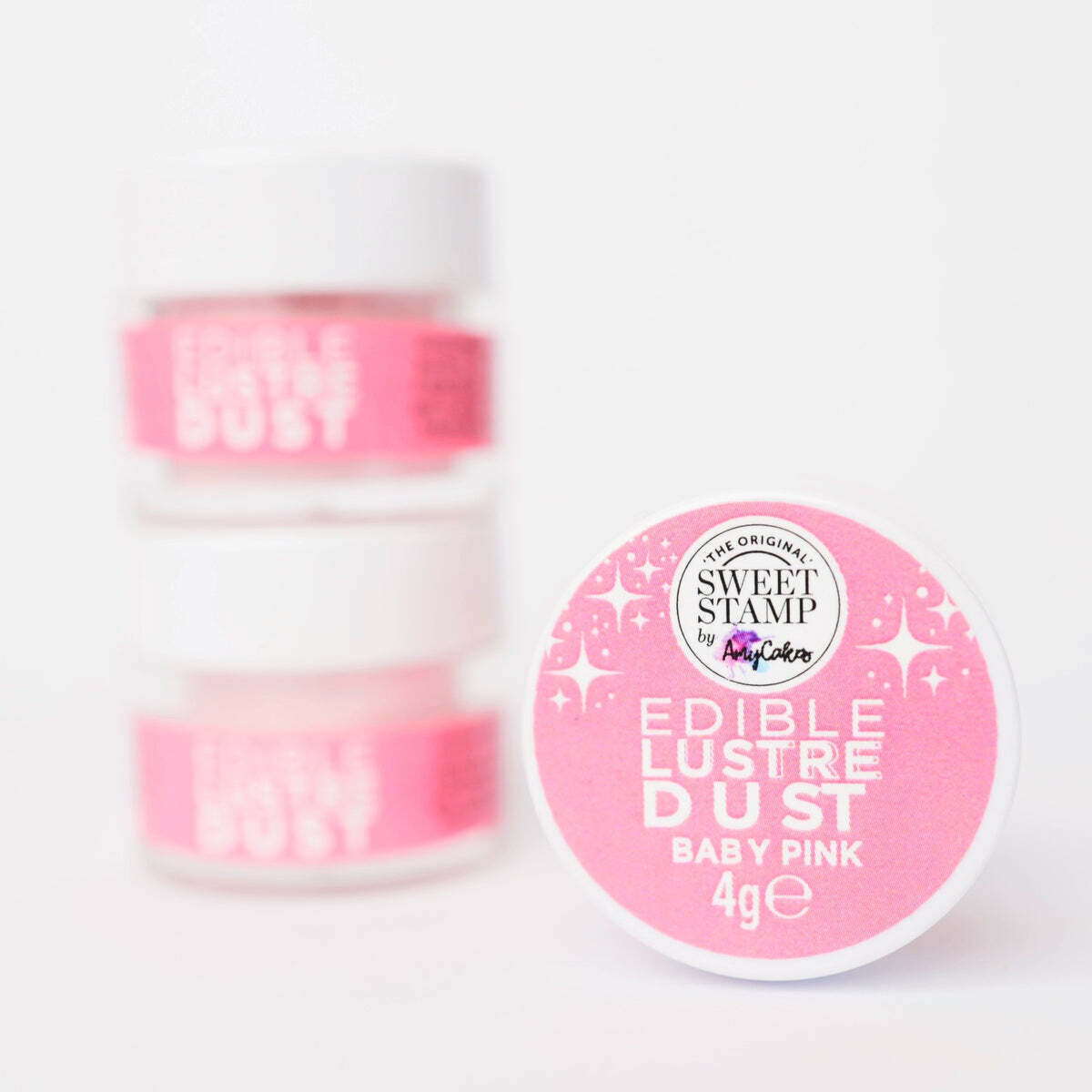Sweet Stamp Edible Lustre Dust -BABY PINK - Βρώσιμη σκόνη Γυαλιστερή Απαλό Ροζ 4g