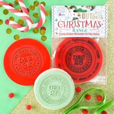 SALE!!! Sweet Stamp -OUTboss Christmas -Elegant 'DECEMBER 25th' - Χριστουγεννιάτικη Σφραγίδα