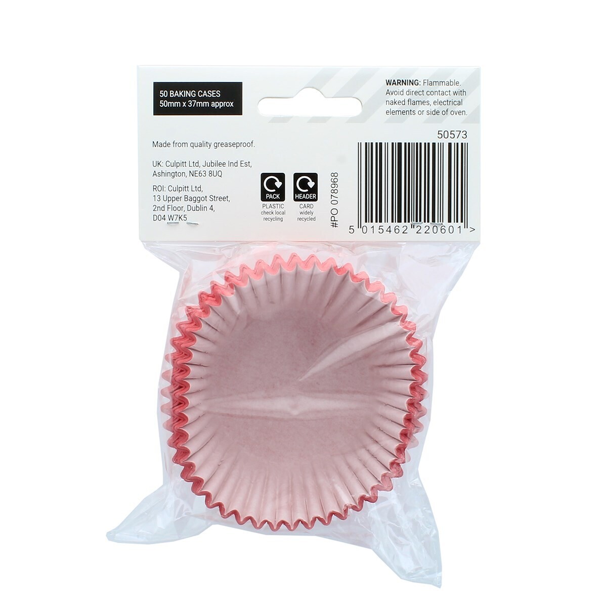 Culpitt Select Cupcake Cases -PLAIN RED - Θήκες Ψησίματος - Κόκκινο 50 τεμ
