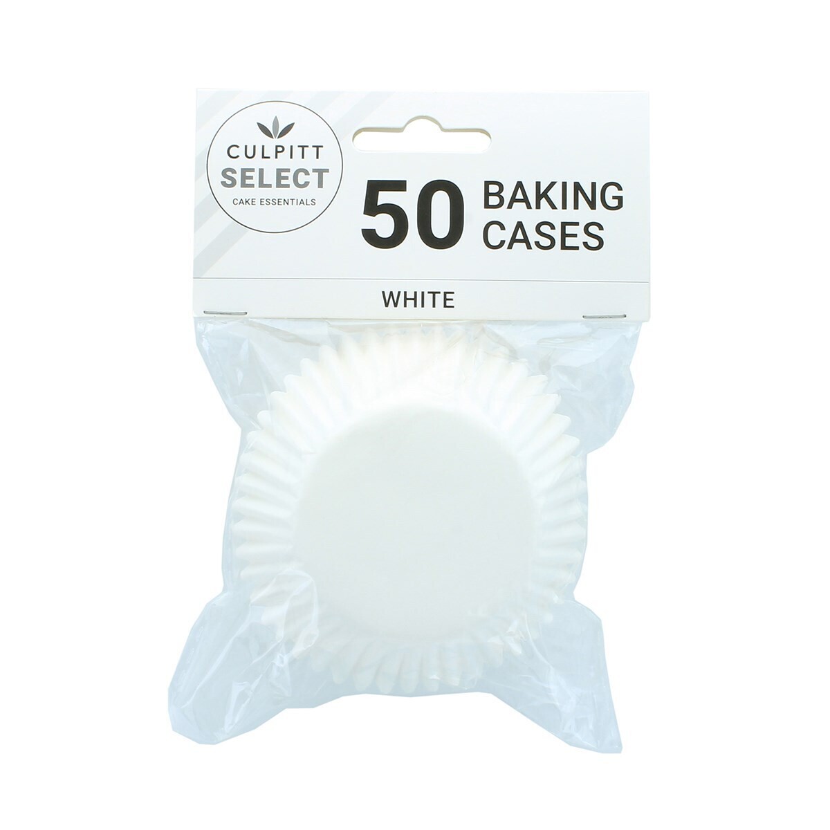 Culpitt Select Cupcake Cases -PLAIN WHITE - Θήκες Ψησίματος - Λευκό 50 τεμ