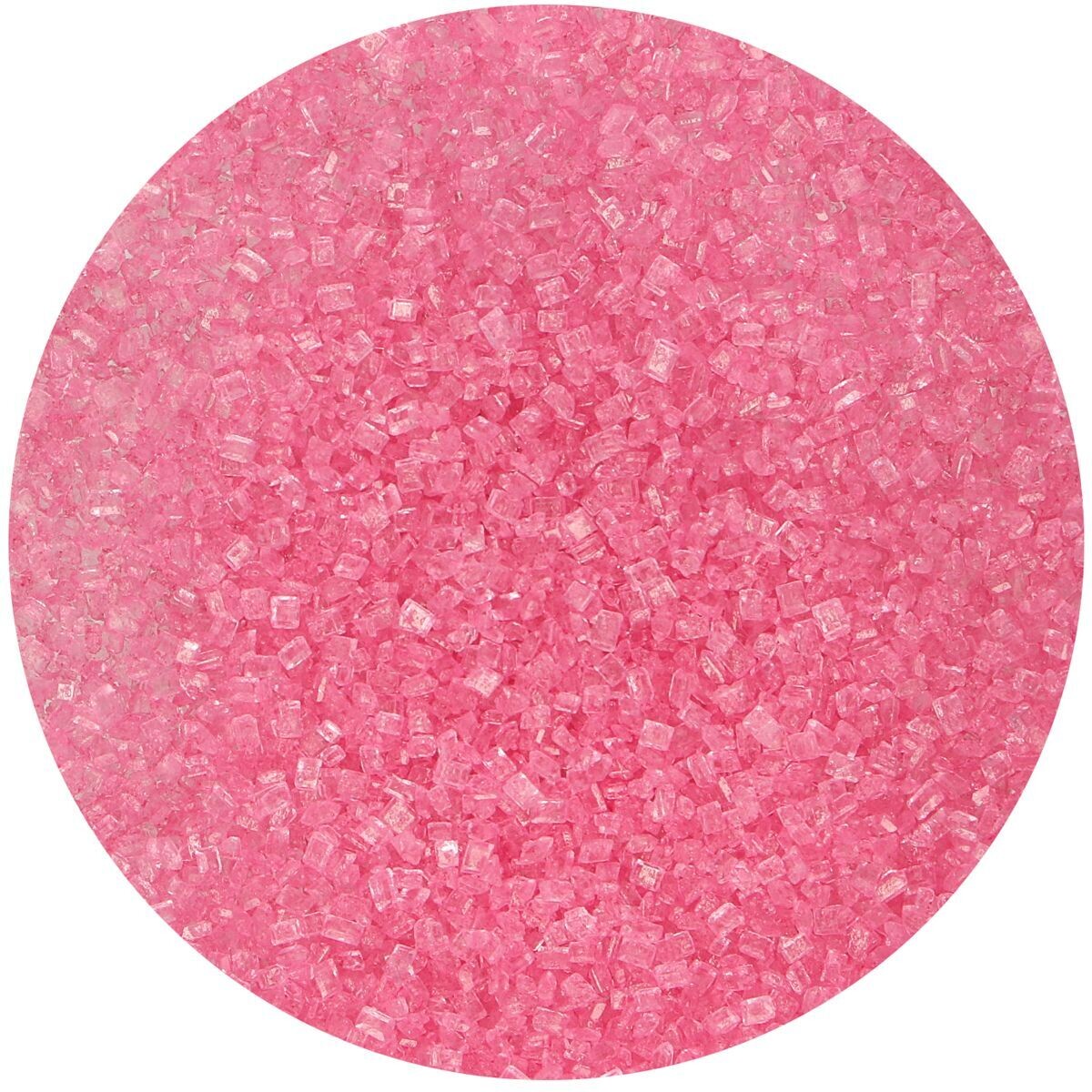 FunCakes Sugar Crystals -PINK -Χρωματιστή Ζάχαρη σε μικρούς κρυστάλλους-Ροζ 80γρ