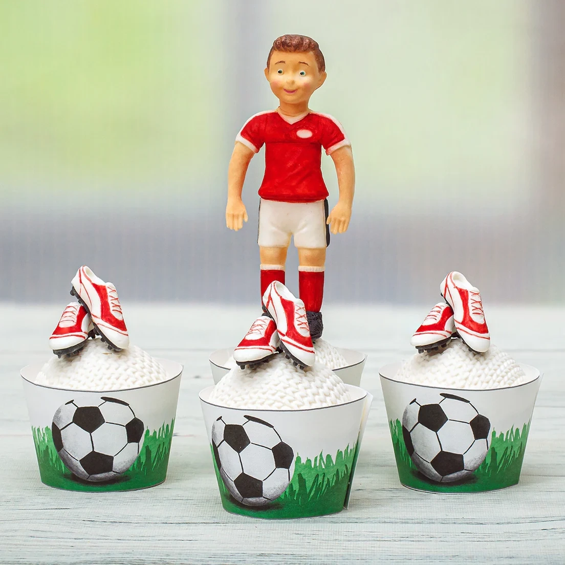 Katy Sue Silicone Mould -FOOTBALLER -Καλούπι Σιλικόνης Ποδοσφαιριστής