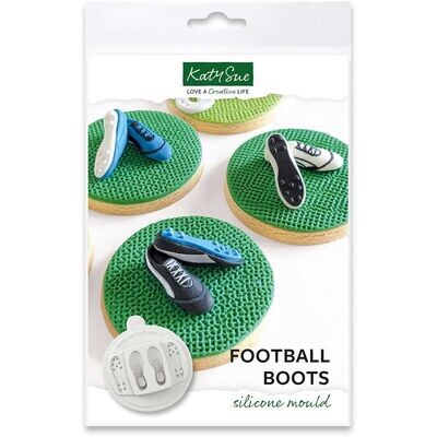 Katy Sue Silicone Mould -FOOTBALL BOOTS -Καλούπι Σιλικόνης Ποδοσφαιρικά παπούτσια