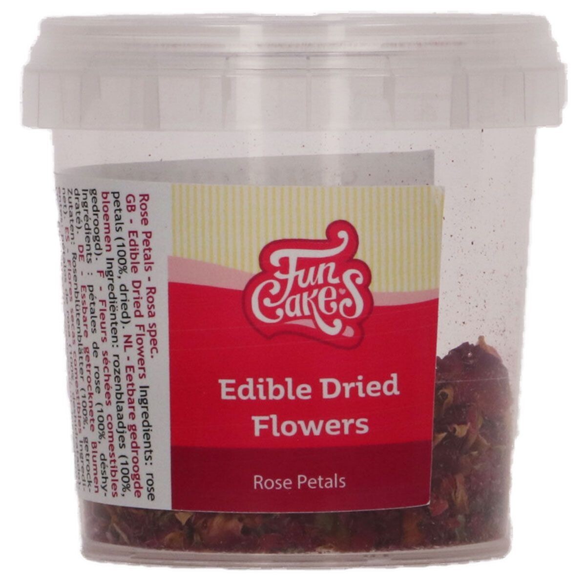 FunCakes Edible Dried Flowers ROSE PETALS 5 g - Βρώσιμα Αποξηραμένα Φύλλα από τριαντάφυλλα