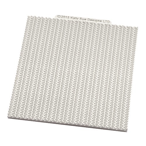 Katy Sue Silicone Embossing Mat -CABLE Knit - Πατάκι Σιλικόνης Αλυσίδα/Πλεκτό