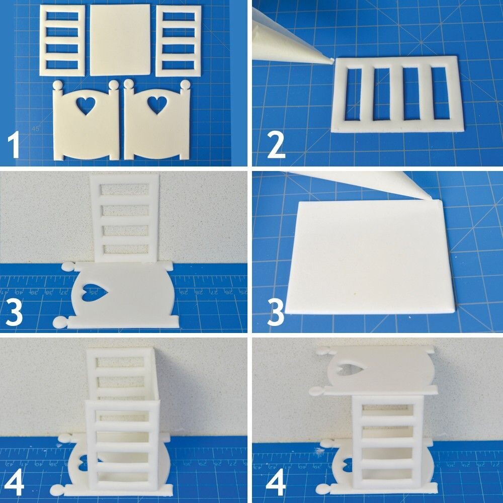 FMM Cutters -BABY COT 3τμχ - Κουπ πατ Κούνια μωρού