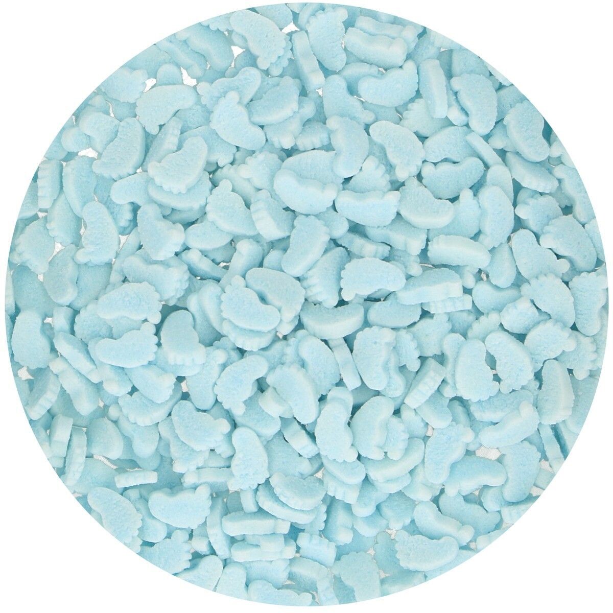FunCakes Sprinkles -BABY FEET -BLUE 55γρ - Μείγμα Ζαχαρωτών Γαλάζιες Πατούσες μωρού