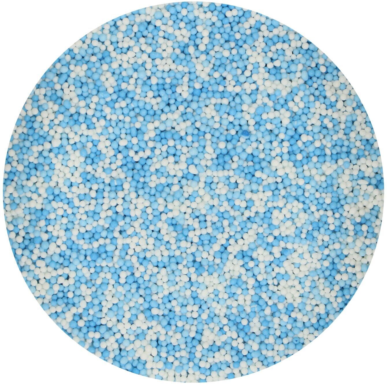 FunCakes Nonpareils GLUTEN FREE -BABY BLUE  MIX - Κας-Κας - Λευκό-Γαλάζιο