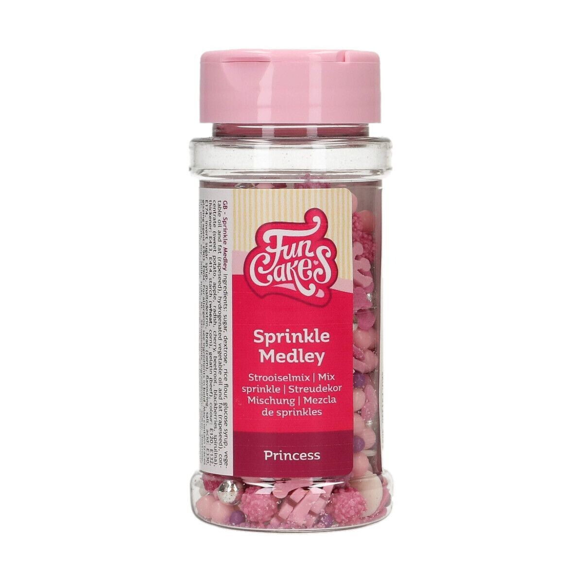 FunCakes Sprinkle Mix 50γρ -PRINCESS MEDLEY - Μείγμα  Ζαχαρωτών Πριγκίπισσα