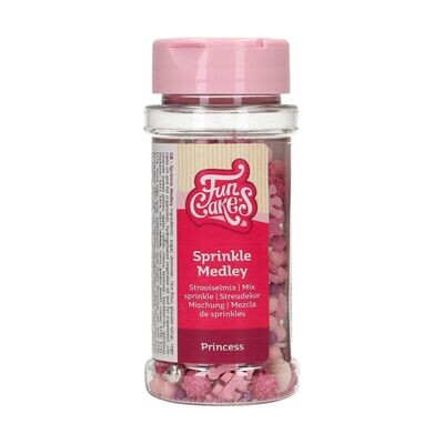 FunCakes Sprinkle Mix 50γρ -PRINCESS MEDLEY - Μείγμα  Ζαχαρωτών Πριγκίπισσα