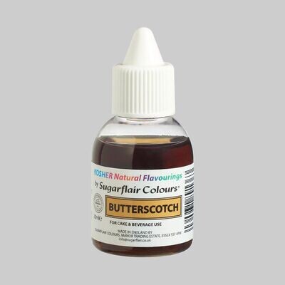 Sugarflair 100% Natural Flavour 30ml -BUTTERSCOTCH - Φυσικό Άρωμα Καραμέλα Βουτύρου