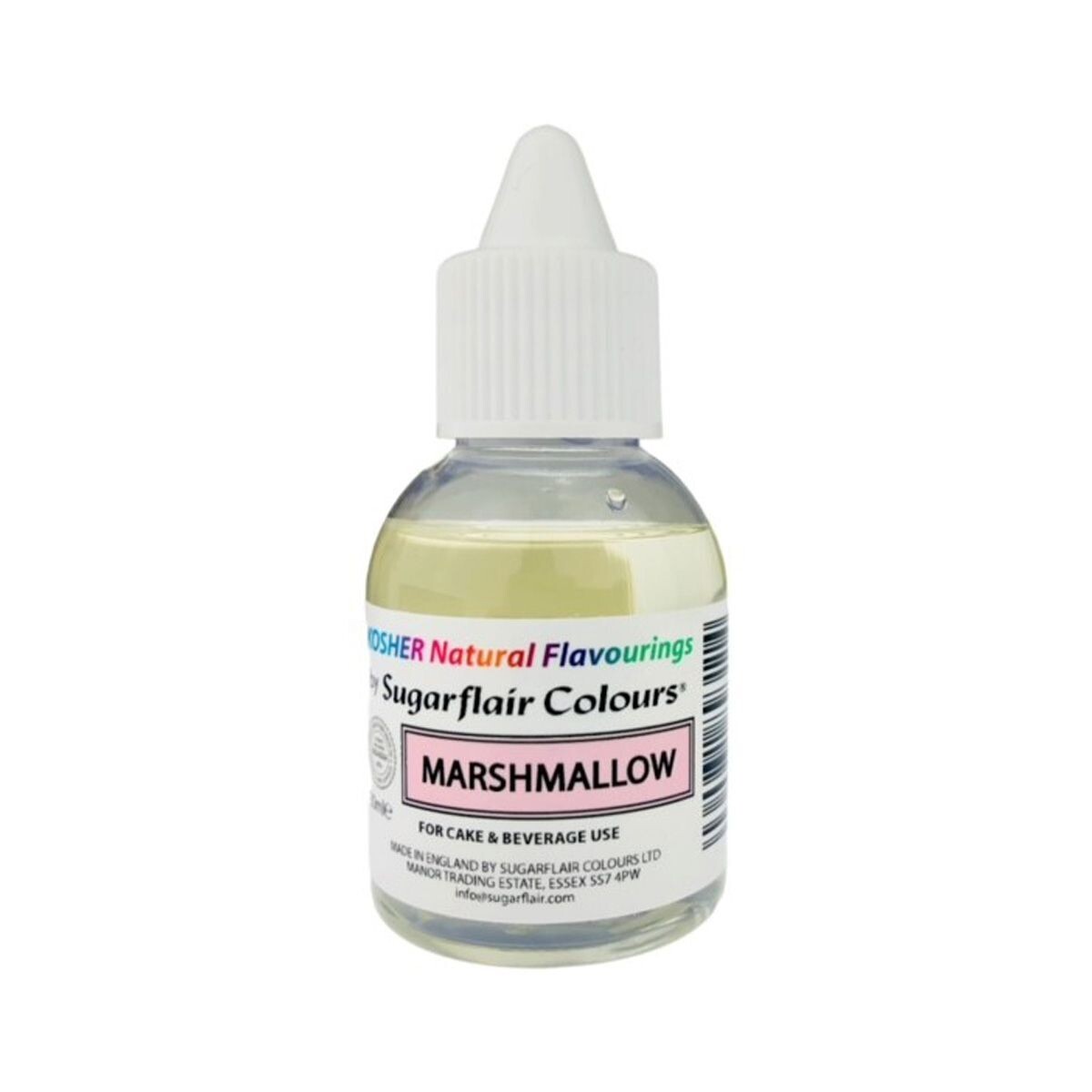 Sugarflair 100% Natural Flavour 30ml -MARSHMALLOW - Φυσικό Άρωμα Μαρσμέλοου
