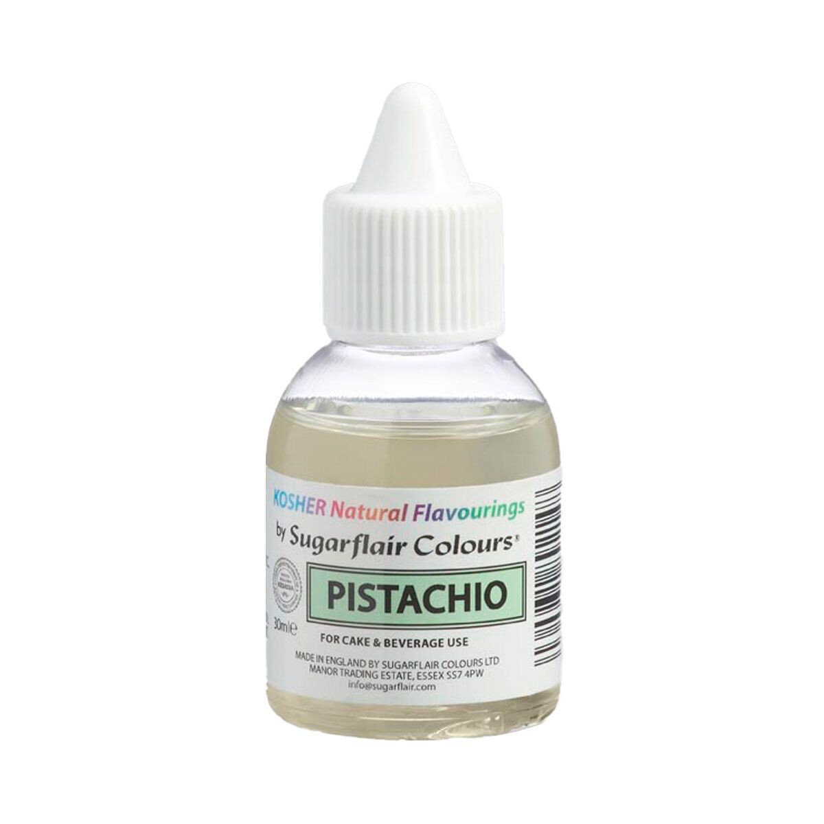 Sugarflair 100% Natural Flavour 30ml -PISTACHIO - Φυσικό Άρωμα Φυστίκι