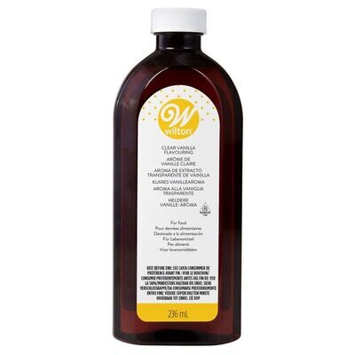 Wilton  -WILTON IMITATION CLEAR VANILLA EXTRACT 236ML - Εκχύλισμα Βανίλιας - Διάφανο