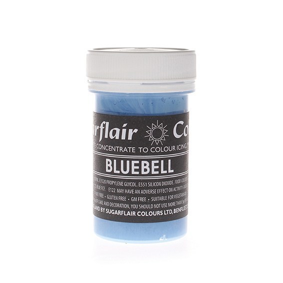 Sugarflair Paste Colours -BLUEBELL -Χρώμα σε Πάστα -Μπλε Ραφ 25γρ
