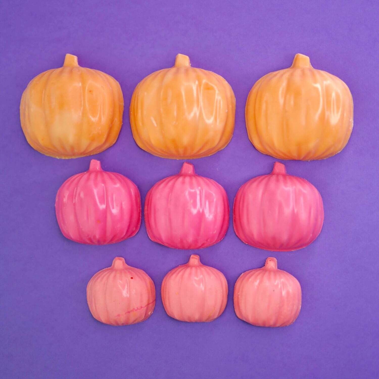 Sweet Stamp Chocolate Mould -PUMPKINS - Πλαστικό Καλούπι για σοκολατένιες Κολοκύθες