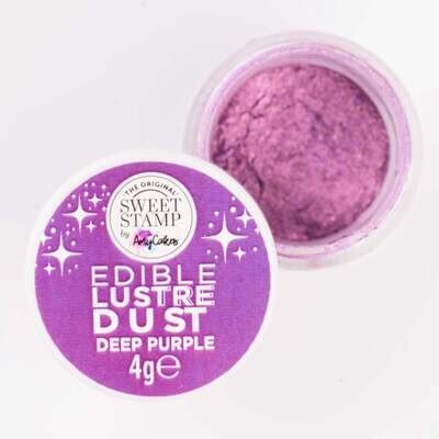 Sweet Stamp Edible Lustre Dust -DEEP PURPLE - Βρώσιμη σκόνη γυαλιστερή Μωβ  4g