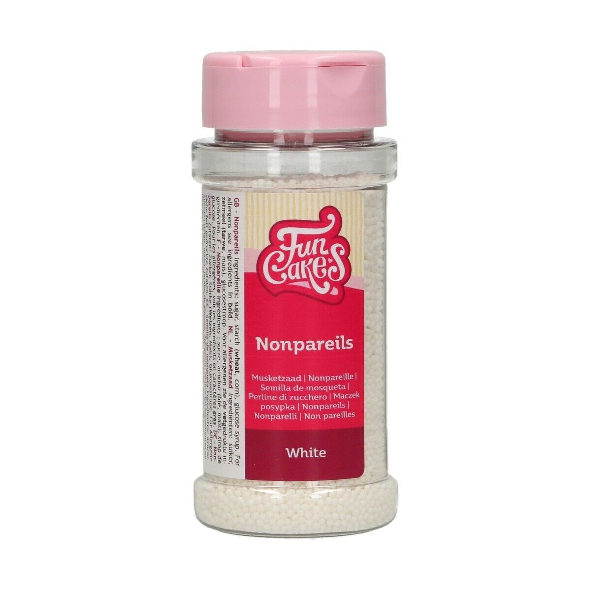 FunCakes Nonpareils - WHITE - Κας-Κας Λευκό 80γρ